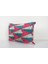 Geometric Desenli Renkli Kadife Ikat Yastık Kılıfı 3