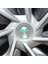 Tesla Model Y Özel Kesim Logo Seti - Direksiyon Ön Arka Jantlar ve Sensörler Için 8'lu Tesla Logo Sticker Seti ( Mavi Mercan ) 5