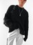 Extra Oversize Fitilli Örme Kazak Siyah 3