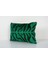 Yeşil Renkli Kadife Ikat Yastık Kılıfı 3
