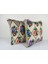 Çiçek Işlemeli Set Kilim Kırlent Kılıf 2