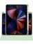 Apple iPad Pro 12.9 Inc 6. Nesil (2022) Yatay ve Dikey Dönebilen Standlı Kalem Şarjına Uygun Darbe Dayanıklı Thermix Kılıf A2436 A2437 A2764 3