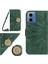Motorola Moto G45 5g Deri Cüzdan ile Kart Yuvası Standı (Yurt Dışından) 1