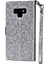 Samsung Galaxy Note9 Glitter Cüzdan Kılıf Manyetik Için Fermuarlı Cebi Durumda (Yurt Dışından) 2