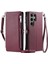 Samsung Galaxy S24 Için Crossbody Durumda Ultra Uzun Kordon 9 Kart Yuvaları (Yurt Dışından) 1