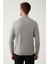 Erkek Gri Soft Touch Dik Yaka Sweatshirt A32Y1203 4