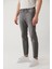 Erkek Gri Eskitme Yıkamalı Esnek Skinny Fit Jean Pantolon A41y3514 3