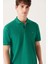 Erkek Yeşil Polo Yaka T-shirt %100 Pamuk Serin Tutan Regular Fit E001004 2