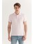 Erkek Açık Pembe %100 Pamuk Serin Tutan Polo Yaka T-Shirt E001004 1