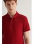 Erkek Bordo %100 Pamuk Serin Tutan Polo Yaka T-Shirt E001004 3