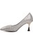 PC-54049 Gümüş Kadın Topuklu Ayakkabı 2
