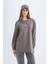 Kadın Regular Fit Bisiklet Yaka Baskılı Sweatshirt Tunik D0391AX24AU 1