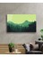 Teknoo- Yeşil Illüstrasyon Dağ Cam Tablo, Ev ve Ofis Duvar Dekoru 2