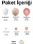 Balon Seti Beyaz-Pink Blush-Rose Wood 100 lü + Balon Zinciri Seti 2