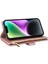 IPhone 13 Kart Yuvaları Kayış Darbeye Dayanıklı Cüzdan Için Flip Case (Yurt Dışından) 4