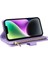 IPhone 13 Kart Yuvaları Kayış Darbeye Dayanıklı Cüzdan Için Flip Case (Yurt Dışından) 5