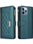 IPhone 15 Pro Cüzdan Darbeye Dayanıklı Kayış Kart Yuvaları Için Flip Case (Yurt Dışından) 4