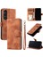 Sony Xperia 1 Vı Bilek Kayışı Cüzdan Kart Yuvaları Için Flip Case Kickstand Pu (Yurt Dışından) 1
