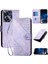Realme C55 Kabartmalı Kelebek ve El ile Kredi Kartı Yuvası Için Flip Case (Yurt Dışından) 1