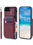 IPhone 7 Için Cüzdan Durumda Artı/8 Artı Rfıd Engelleme Kickstand Pu Deri 3 (Yurt Dışından) 1