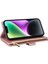 IPhone 15 Için Flip Case Artı Darbeye Cüzdan Kart Yuvaları Kayış (Yurt Dışından) 4