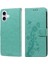 IPhone 16 Kart Yuvaları Çiçek Flip Deri Için Flip Case (Yurt Dışından) 1