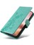 IPhone 16 Için Flip Case Artı Çiçek Flip Kart Yuvaları Deri (Yurt Dışından) 4
