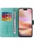 IPhone 16 Için Flip Case Artı Çiçek Flip Kart Yuvaları Deri (Yurt Dışından) 5