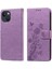 IPhone 13 Mini Çiçek Kart Yuvaları Deri Flip Case Için Flip Case (Yurt Dışından) 1