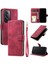 Oppo Oppo 12 Pro 5g Için Flip Case Manyetik Bilek Kayışı Pu Deri Cüzdan (Yurt Dışından) 5