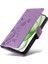 IPhone 15 Için Flip Case Artı Kart Yuvaları Çiçek Deri Flip (Yurt Dışından) 4
