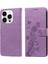 IPhone 14 Için Flip Case Pro Max Cardyuvaları Çiçek Flip Deri (Yurt Dışından) 1