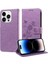 IPhone 14 Için Flip Case Pro Max Cardyuvaları Çiçek Flip Deri (Yurt Dışından) 5