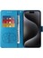 IPhone 15 Pro Kart Yuvaları Flip Deri Çiçek Için Flip Case (Yurt Dışından) 5