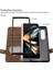 Galaxy Z Için Kılıf Fold Kart Yuvası Standı ile 6 Flip Folio Kitap Pu (Yurt Dışından) 5
