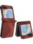 Galaxy Z Flip 6 Pu Deri Manyetik Folio Kapak Cüzdan (Yurt Dışından) 1