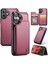 IPhone 16 Için Flip Case Artı Kickstand Kart Tutucu Ince Darbeye Vaka (Yurt Dışından) 1