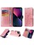IPhone 13 Için Flip Case Çiçek Çevirme Deri Kart Yuvaları (Yurt Dışından) 4