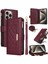 IPhone 15 Için Flip Case Pro Max Darbeye Kart Yuvaları Cüzdan Kayış (Yurt Dışından) 1