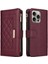 IPhone 15 Için Flip Case Pro Max Darbeye Kart Yuvaları Cüzdan Kayış (Yurt Dışından) 3
