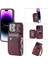 IPhone 15 Için Cüzdan Durumda Pro Rfıd Engelleme Flip Folio Kılıf Kickstand Pu 3 (Yurt Dışından) 1