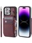IPhone 15 Için Cüzdan Durumda Pro Rfıd Engelleme Flip Folio Kılıf Kickstand Pu 3 (Yurt Dışından) 4
