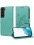 Galaxy S21 Flip Deri Çiçek Kart Yuvaları Için Flip Case (Yurt Dışından) 5