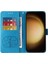 Galaxy S23 Deri Flip Kart Yuvaları Çiçek Için Flip Case (Yurt Dışından) 4