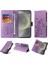 Galaxy S24 Deri Cardyuvaları Çiçek Flip Case Için Flip Case (Yurt Dışından) 1