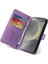 Galaxy S24 Deri Cardyuvaları Çiçek Flip Case Için Flip Case (Yurt Dışından) 5