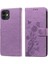 IPhone 11 Için Flip Case Deri Kart Yuvaları Çiçek Flip (Yurt Dışından) 1