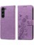 Galaxy S23 Deri Flip Kart Yuvaları Çiçek Için Flip Case (Yurt Dışından) 1