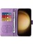 Galaxy S23 Deri Flip Kart Yuvaları Çiçek Için Flip Case (Yurt Dışından) 5
