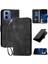 Motorola Moto G34 ve Ayrılabilir El ile Kredi Kartı Yuvası Için Flip Case (Yurt Dışından) 1